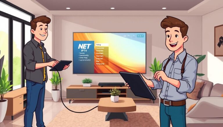 How to install NET IPTV on smart tv